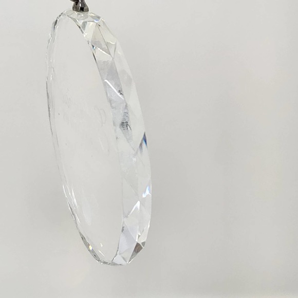 Crystal Glass Bible Verse Ornament Emmanuel God With Us Matthew1:23 Holiday - Picture 4 of 5